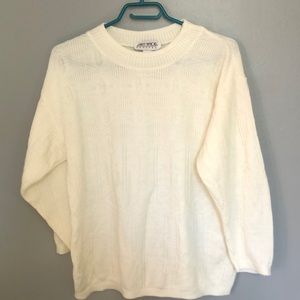 (2 for 50$) Vintage oversized off white knit